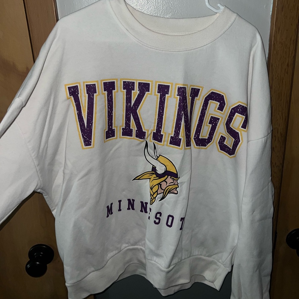 Minnesota Vikings Cream Sweatshirt